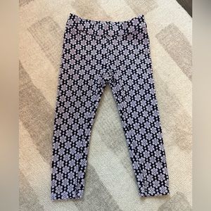 Janie and Jack Purple Flower Pants (Size 2T)